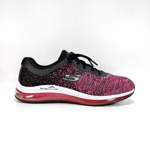Skechers Skech Air Element 2.0 Womens 10 Pink And Black Knit Sneakers